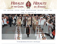 Tablet Screenshot of heralds.ca
